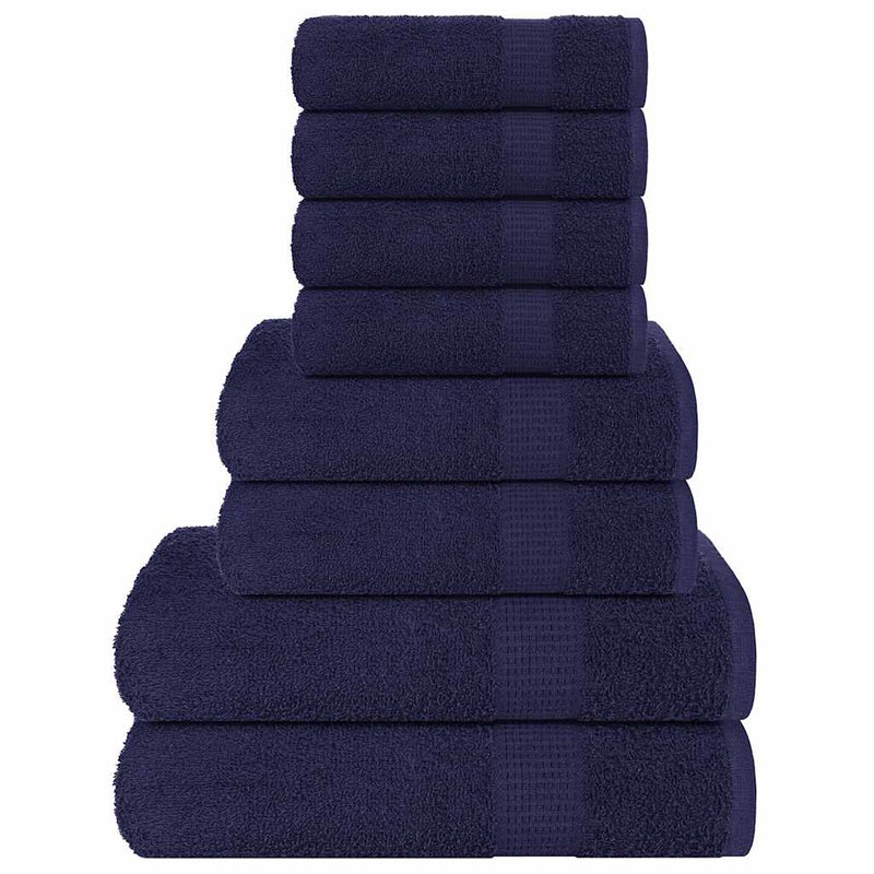 Set prosoape FROGN 8 piese, bleumarin, 360 g/m²