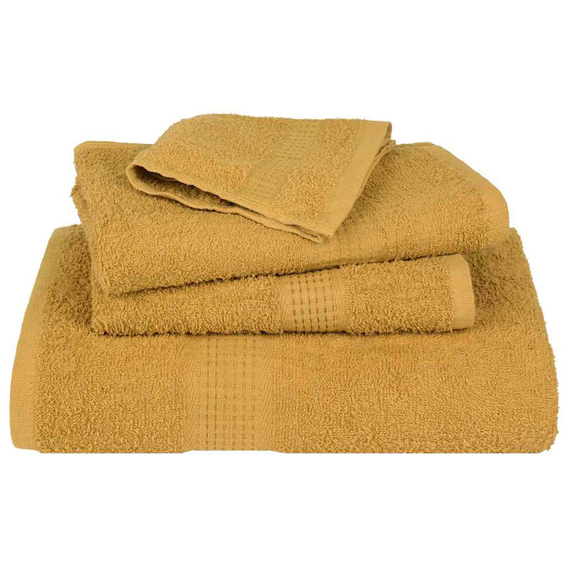 Set prosoape FROGN 8 piese, auriu, 360 g/m²
