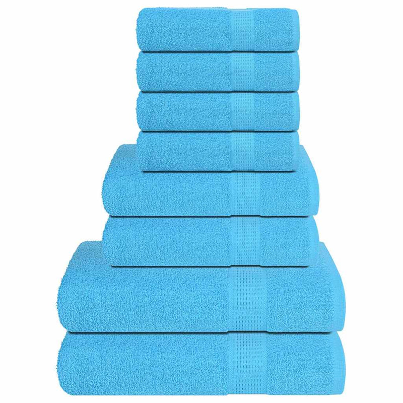 Set prosoape FROGN 8 piese, turcoaz, 360 g/m²