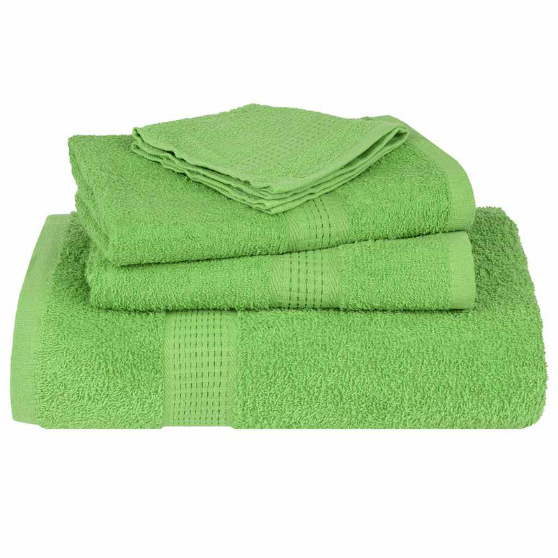 Set prosoape FROGN 8 piese, verde măr, 360 g/m²
