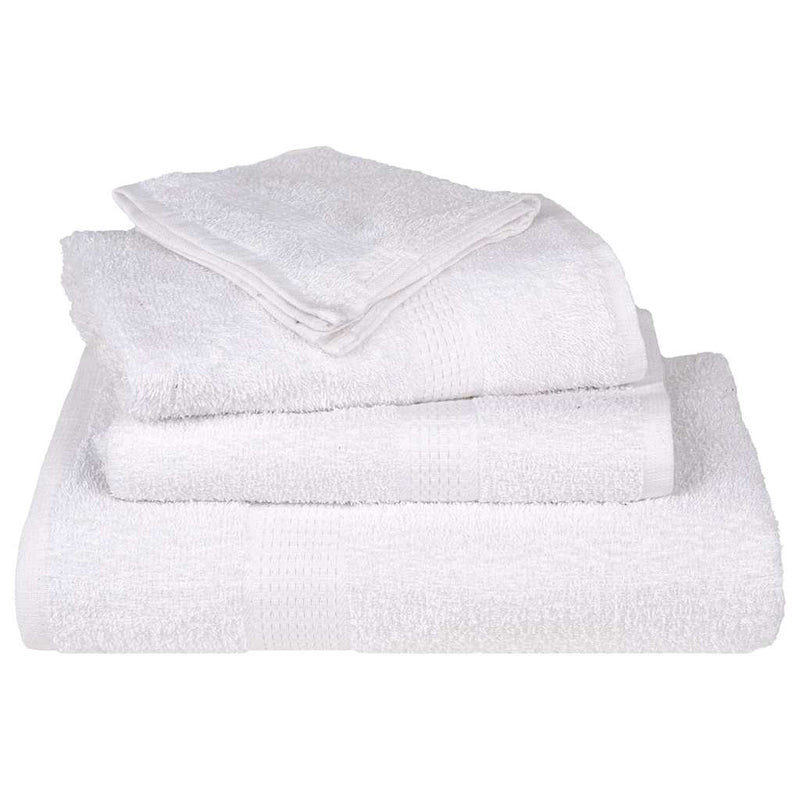 Set prosoape FROGN 6 piese, alb, 360 g/m²