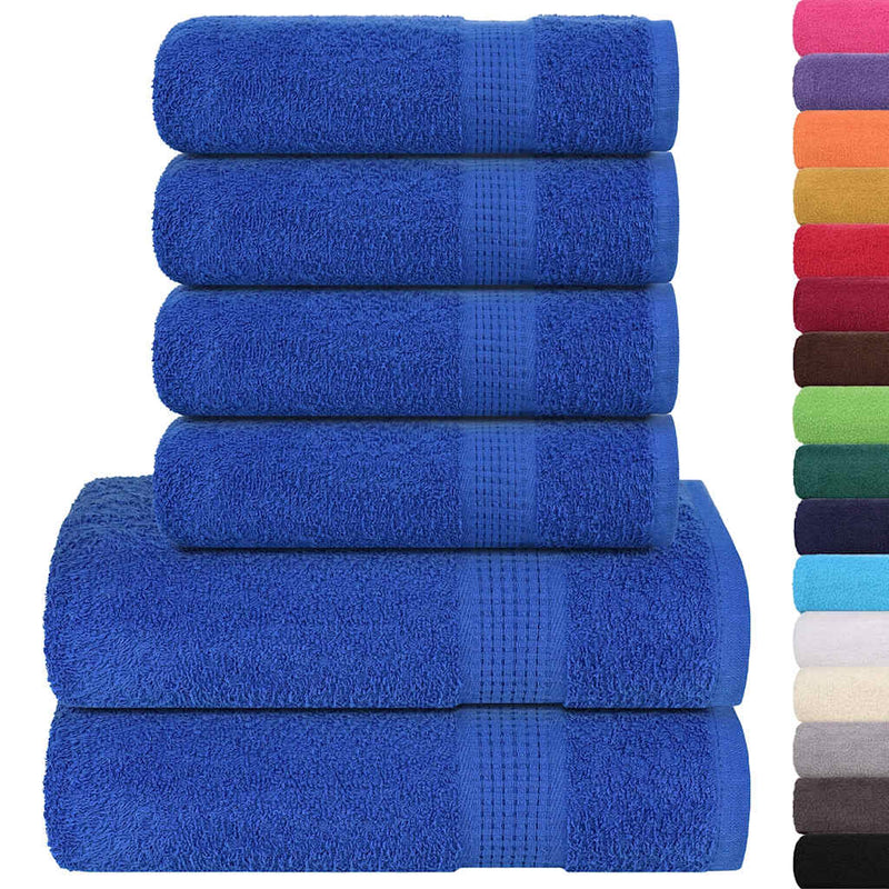 Set prosoape FROGN 6 piese, albastru, 360 g/m²