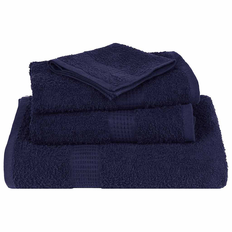 Set prosoape FROGN 6 piese, albastru marin, 360 g/m²