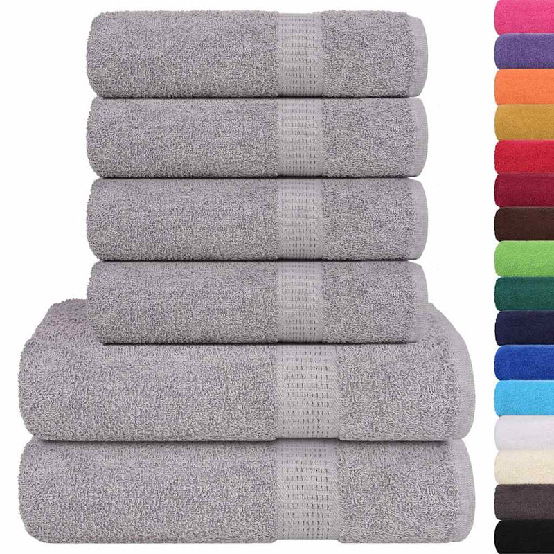 Set prosoape FROGN 6 piese, gri, 360 g/m²