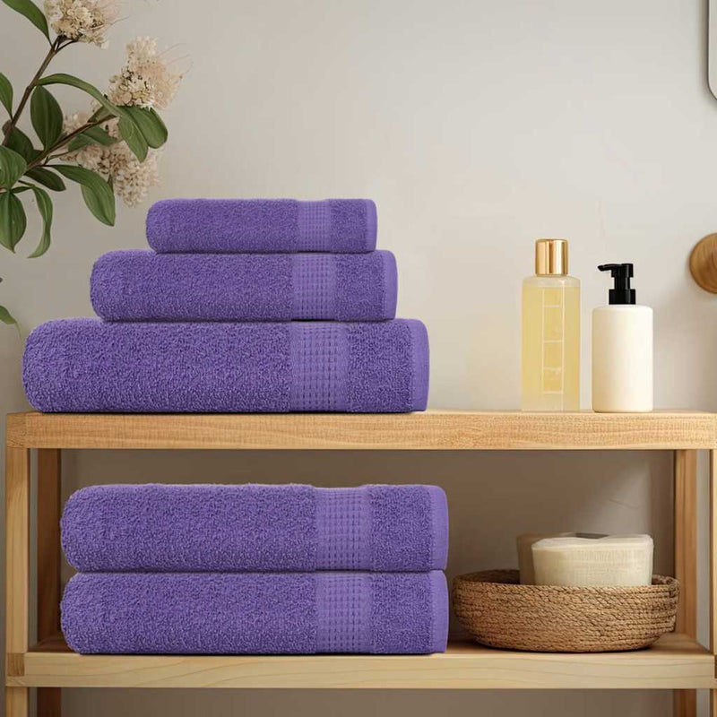 Set prosoape FROGN 6 piese, violet, 360 g/m²