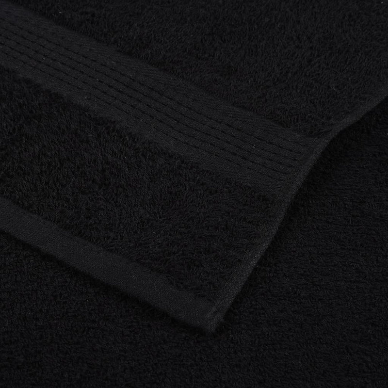 Set prosoape FROGN 6 piese, negru, 360 g/m²