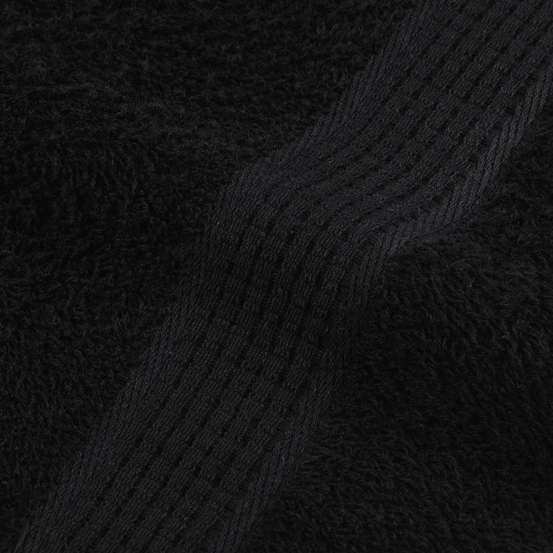 Set prosoape FROGN 6 piese, negru, 360 g/m²