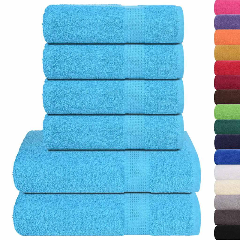 Set prosoape FROGN 6 piese, turcoaz, 360 g/m²