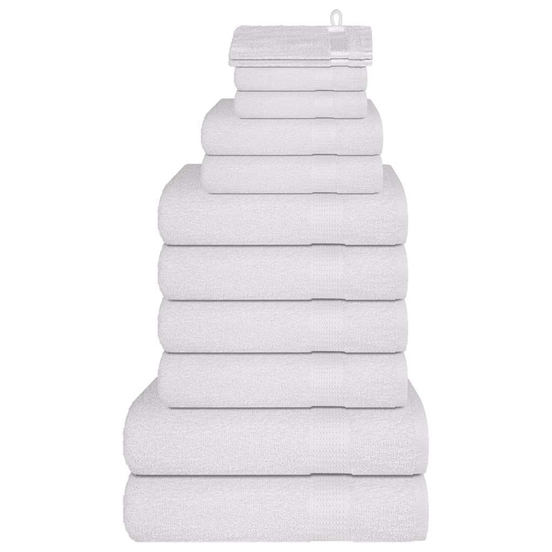 Set prosoape FROGN 12 piese, alb, 360 g/m²