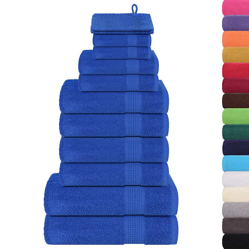 Set prosoape FROGN 12 piese, albastru, 360 g/m²