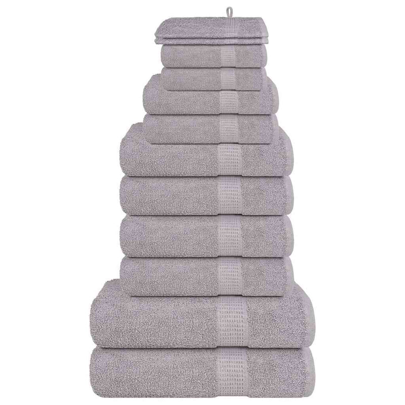 Set prosoape FROGN 12 piese, gri, 360 g/m²