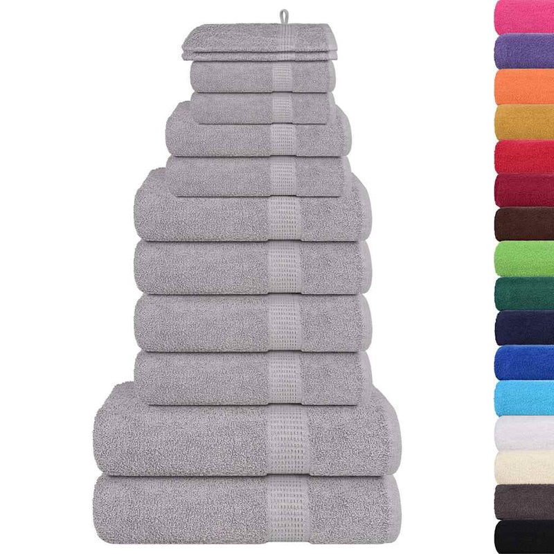 Set prosoape FROGN 12 piese, gri, 360 g/m²