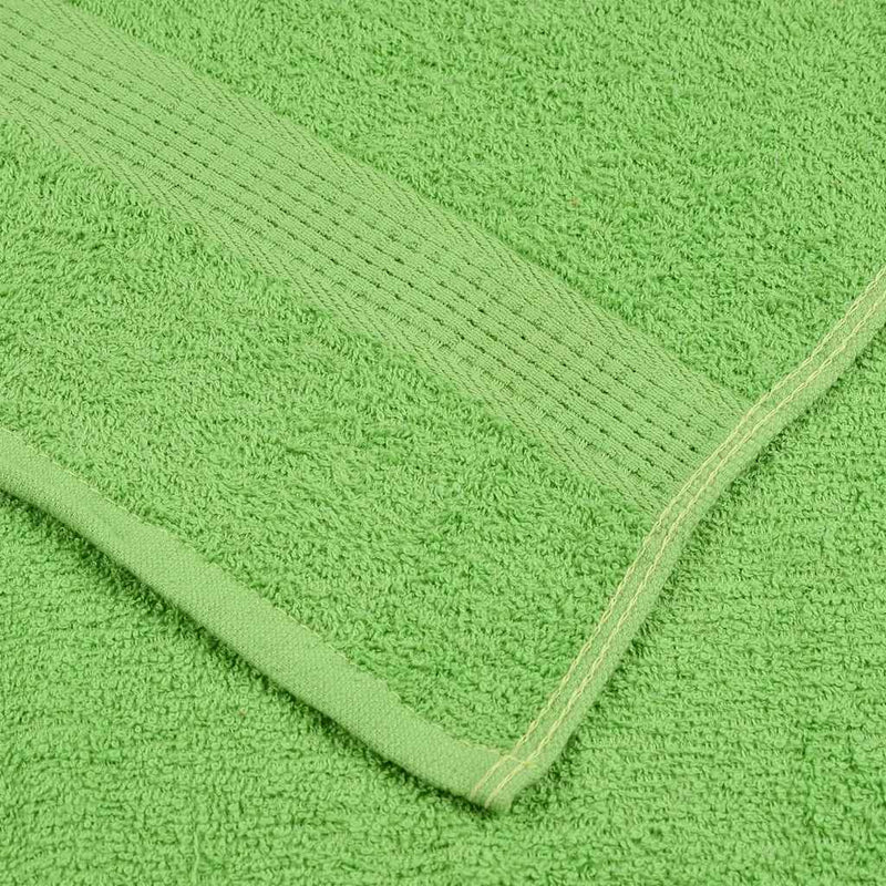 Set prosoape FROGN 12 piese, verde măr, 360 g/m²