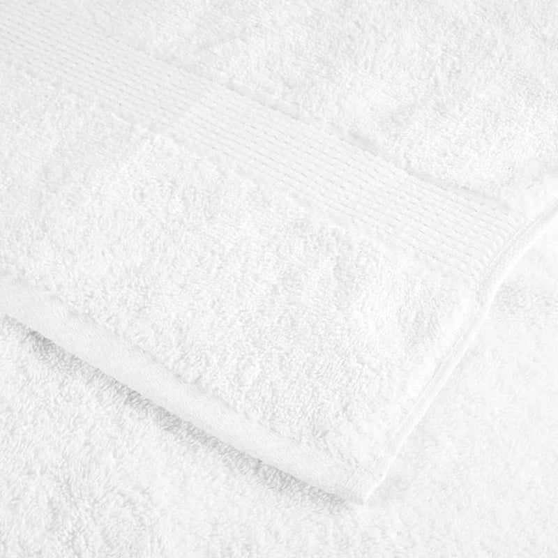 Prosoape de mâini premium, SOLUND 2 buc alb 50x100cm 600gsm