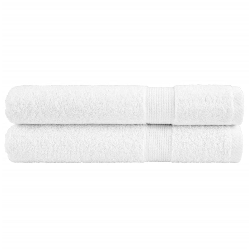 Prosoape premium, SOLUND 2 buc alb 100x200cm 600gsm