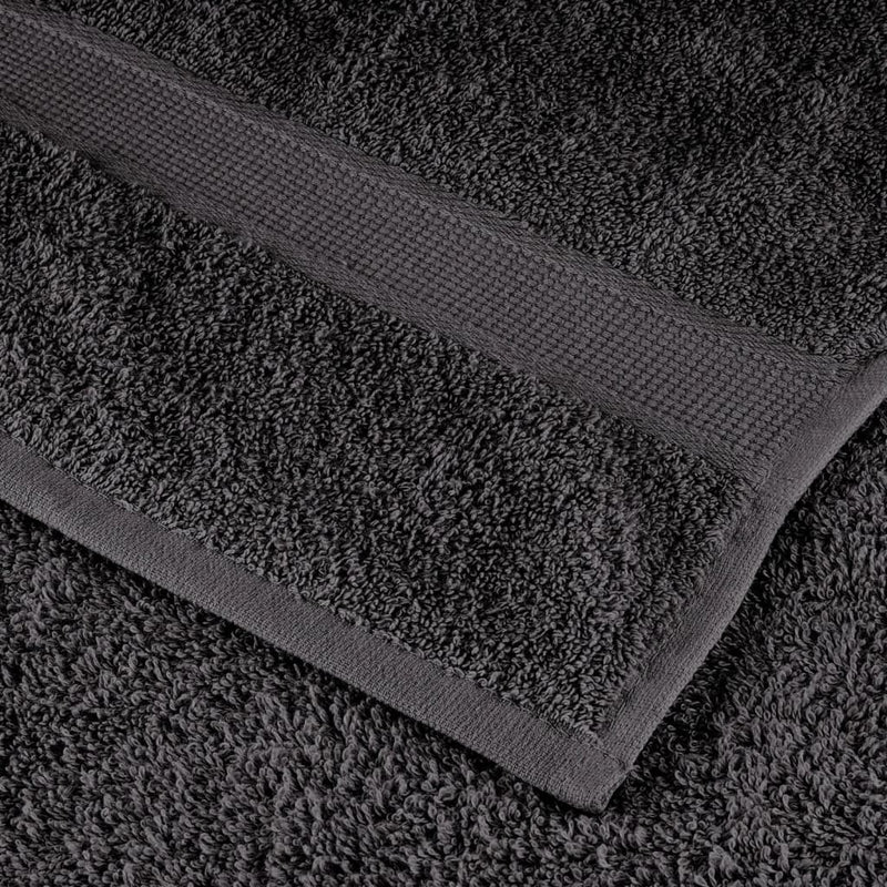 Prosoape de baie premium, SOLUND, 4 buc., antracit, 30x30 cm, 600 g/m²