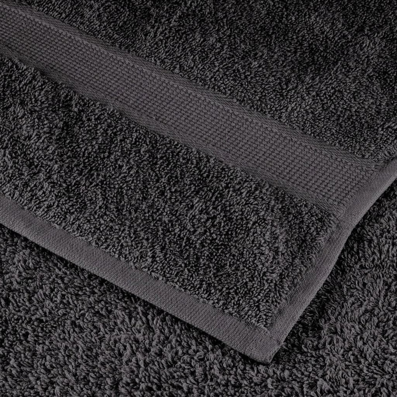 Prosoape duș premium, SOLUND 4 buc antracit 70x140cm 600gsm