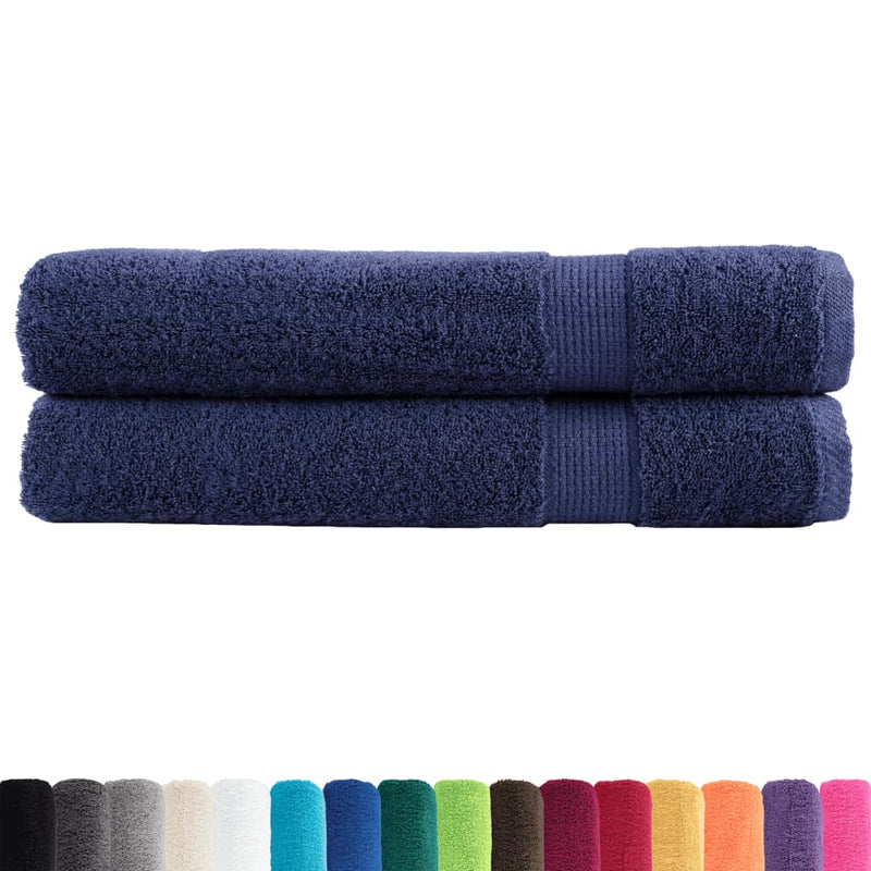Prosoape premium, SOLUND 2 buc bleumarin 100x200cm 600gsm