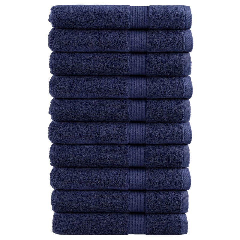 Prosoape premium, SOLUND 10buc bleumarin 100x200cm 600gsm