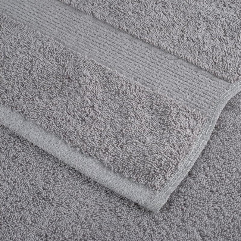 Prosoape de baie premium, SOLUND, 10 buc., gri, 30 x 30 cm, 600 g/m²