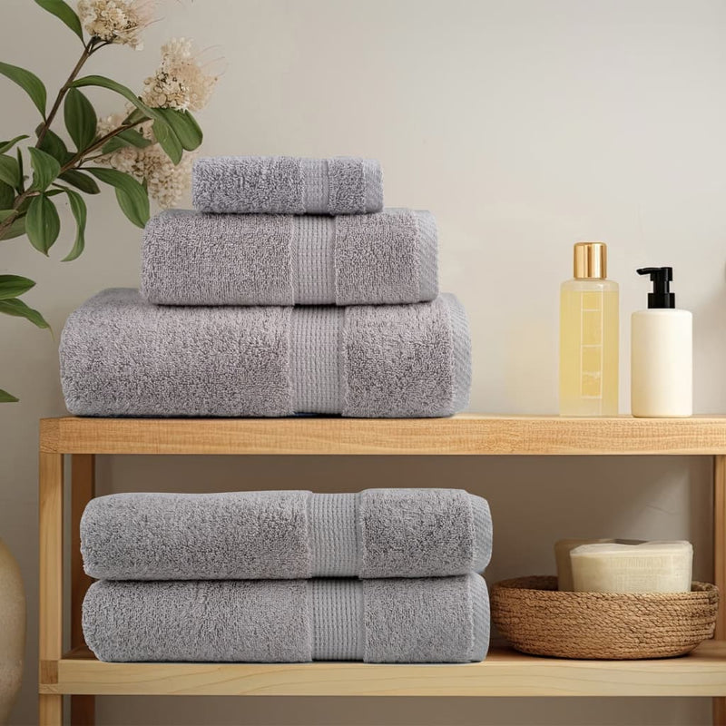 Prosoape de mâini premium, SOLUND 10 buc gri 50x100cm 600gsm