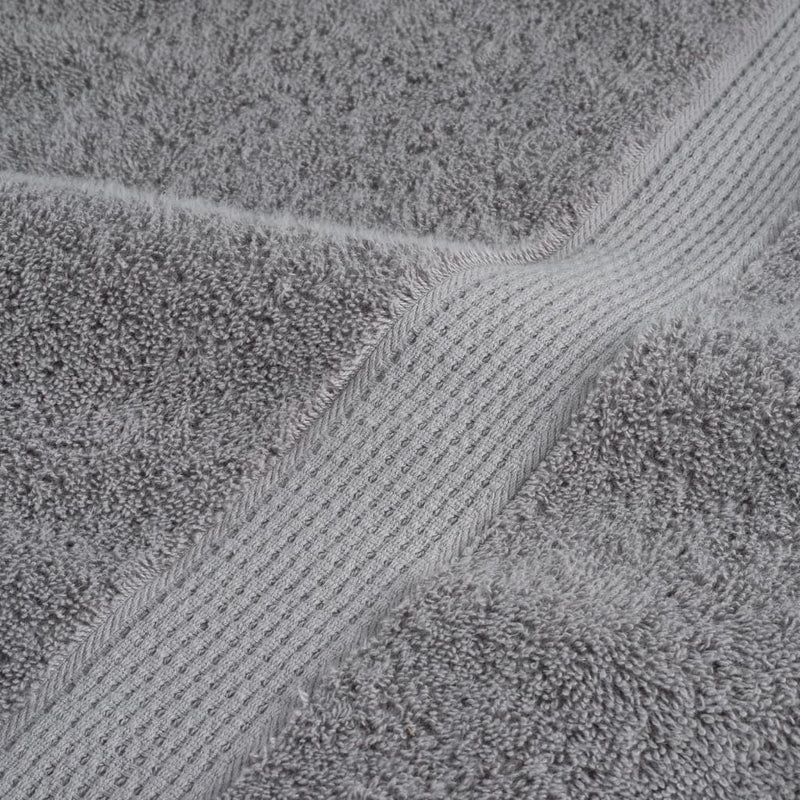 Prosoape de duș premium, SOLUND 10 buc gri 70x140cm 600 gsm