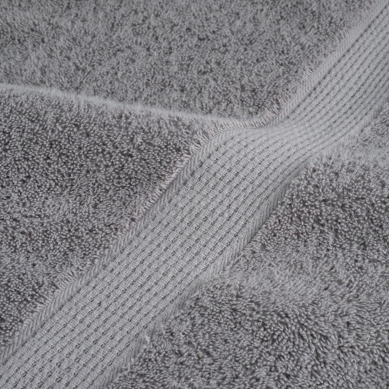 Prosoape de saună premium, SOLUND 2 buc gri 80x200cm 600gsm
