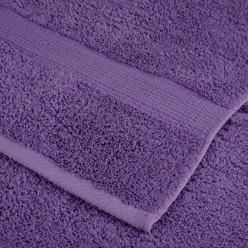 Prosoape de baie premium SOLUND, 2 buc., violet, 30x30 cm, 600 g/m²