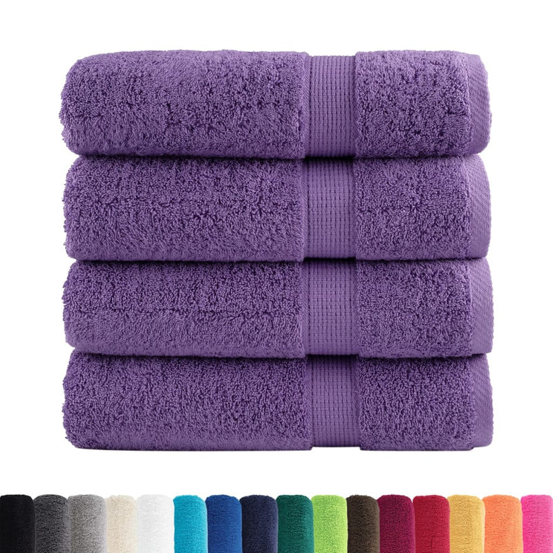 Prosoape de baie premium, SOLUND 4 buc 100x150 cm 600 gsm
