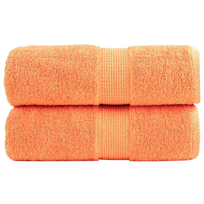 Prosoape de baie premium SOLUND, 2 buc. portocalii, 30x30 cm, 600 g/m²