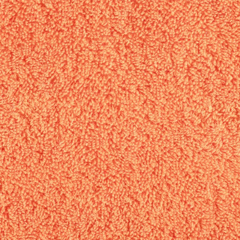 Prosoape de baie premium SOLUND, 4 buc. portocalii, 30x30 cm, 600 g/m²