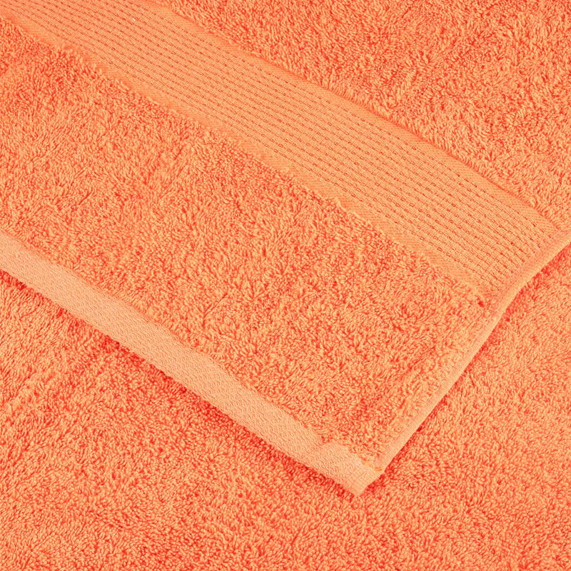 Prosoape de baie premium SOLUND, 4 buc. portocalii, 30x30 cm, 600 g/m²