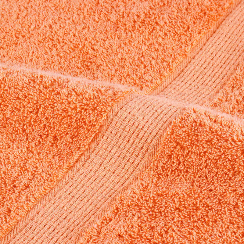 Prosoape de baie premium SOLUND, 4 buc. portocalii, 30x30 cm, 600 g/m²