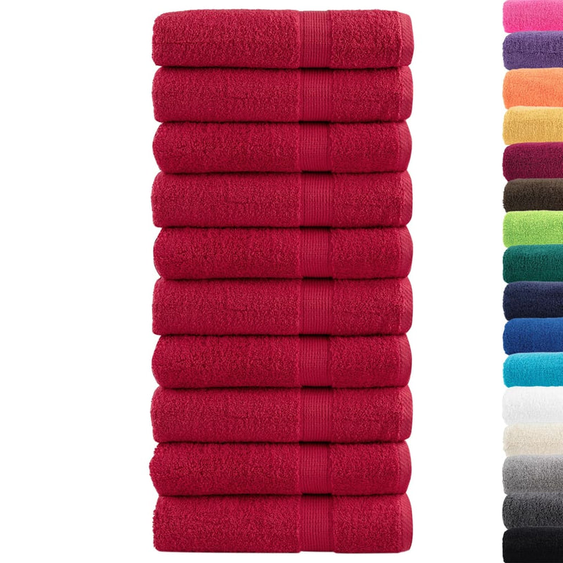 Prosoape de baie premium, SOLUND 10 buc 100x150 cm 600 gsm