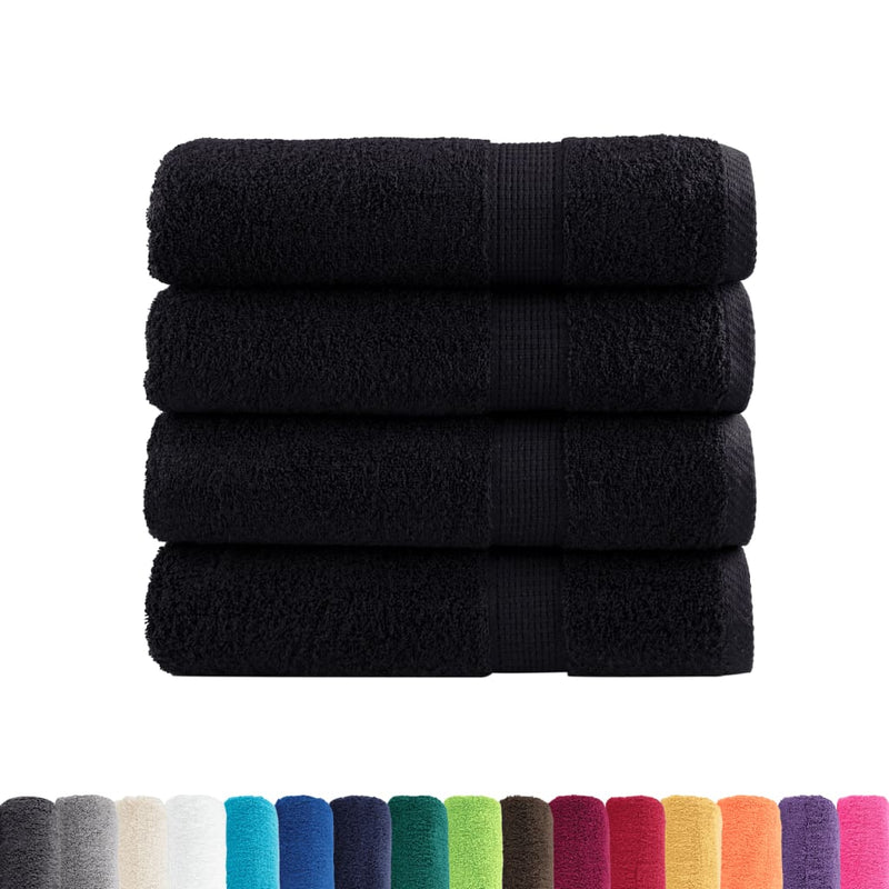 Prosoape de baie premium, SOLUND 4 buc 100x150 cm 600 gsm