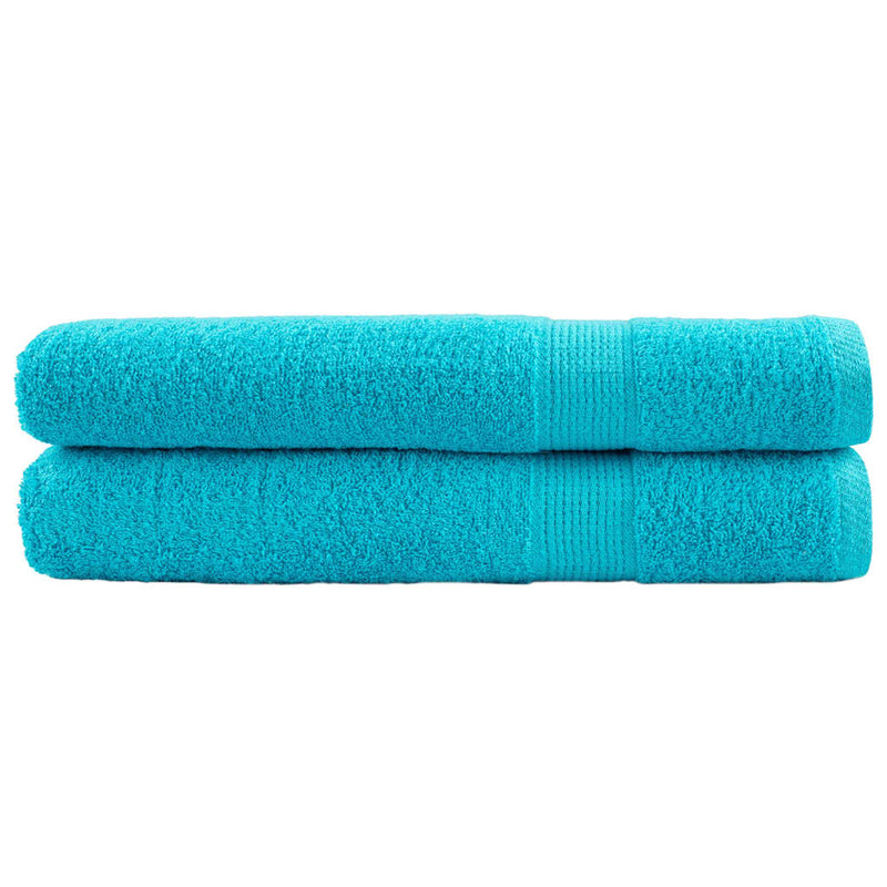 Prosoape de saună premium SOLUND 2 buc. turcoaz 80x200cm 600gsm