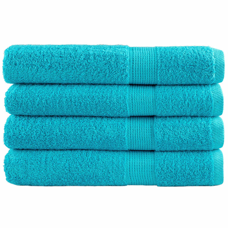 Prosoape de saună premium SOLUND 4 buc. turcoaz 80x200cm 600gsm