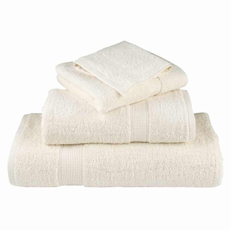 Prosop pentru musafiri SOLUND 2 buc. Crem 15 x 21 cm 550 gsm