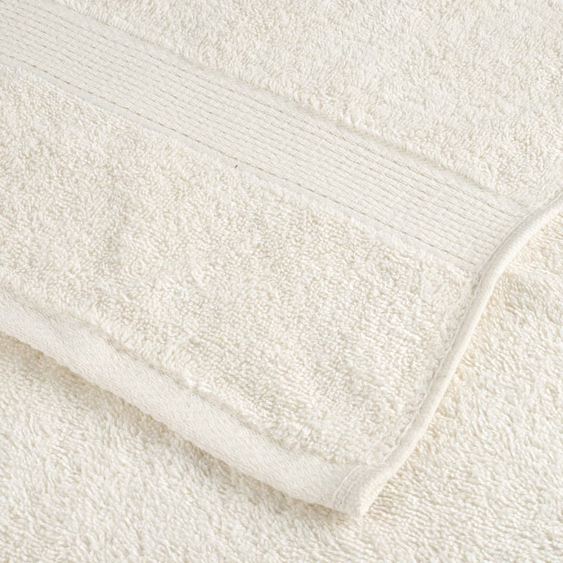 Prosoape de baie premium SOLUND, 2 buc., crem, 30x30 cm, 600 g/m²