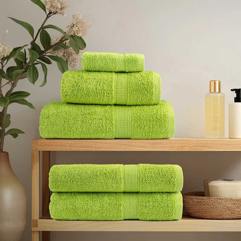 Prosoape de saună premium SOLUND 4 buc. verde 80x200 cm 600 gsm