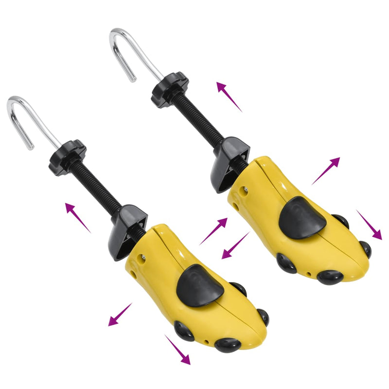 Întinzătoare de pantofi cu corn, galben, EU 37-41, plastic