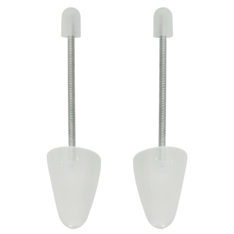 Calapoade de pantofi, 5 perechi, alb, EU 38-44, plastic