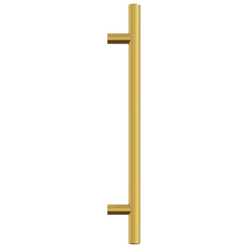 Mânere de dulap, 20 buc., auriu, 160 mm, oțel inoxidabil