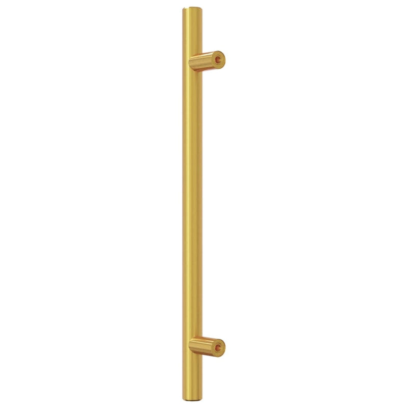 Mânere de dulap, 20 buc., auriu, 160 mm, oțel inoxidabil