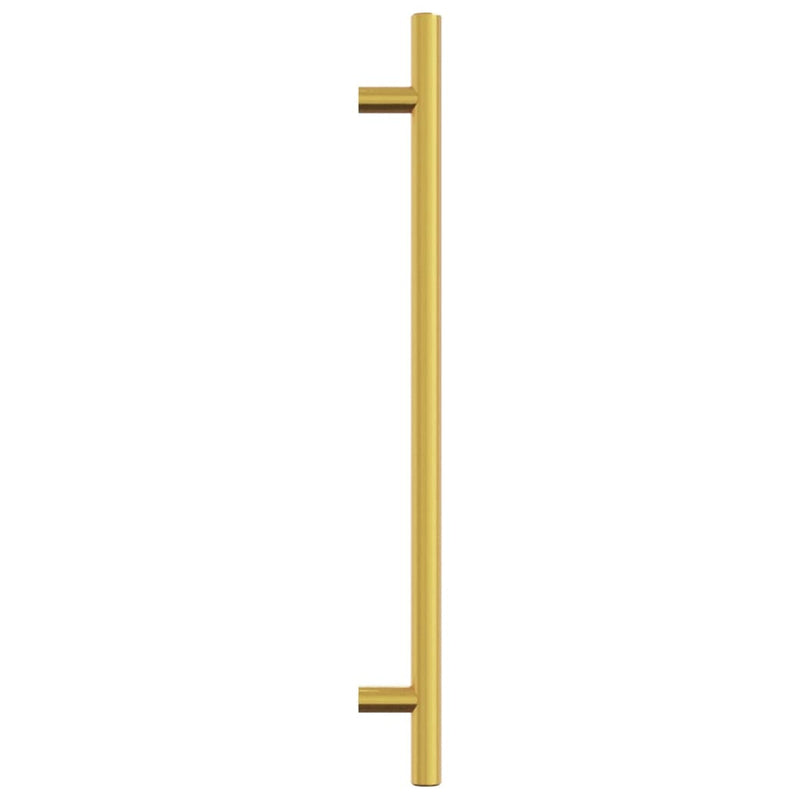 Mânere de dulap, 20 buc., auriu, 224 mm, oțel inoxidabil