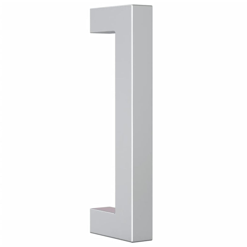 Mânere de dulap, 20 buc., argintiu, 96 mm, oțel inoxidabil