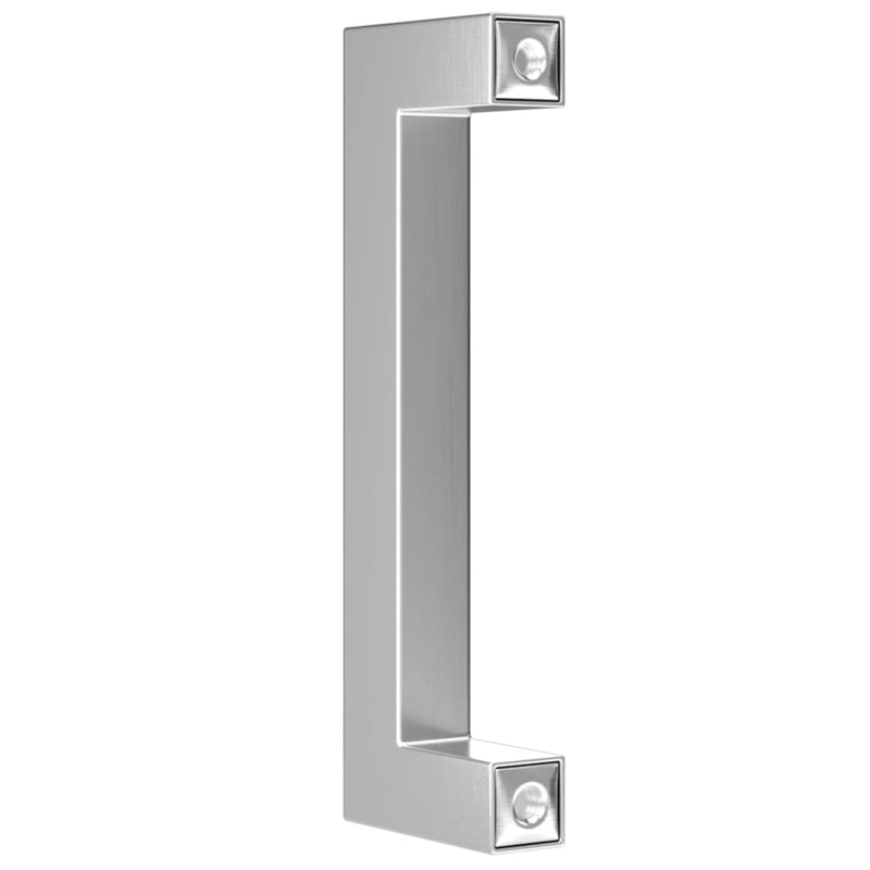 Mânere de dulap, 20 buc., argintiu, 96 mm, oțel inoxidabil