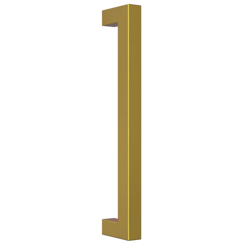 Mânere de dulap, 20 buc., auriu, 160 mm, oțel inoxidabil