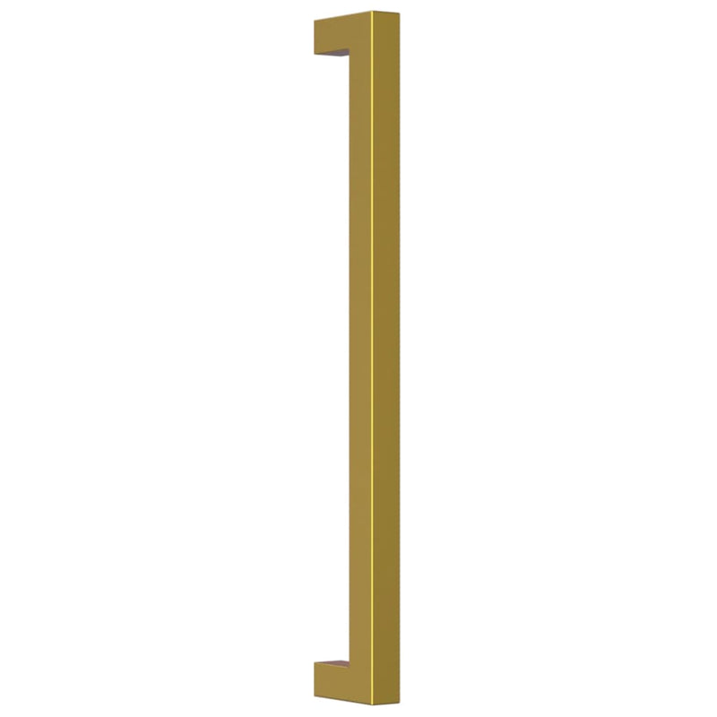 Mânere de dulap, 20 buc., auriu, 224 mm, oțel inoxidabil