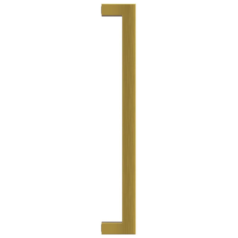 Mânere de dulap, 20 buc., auriu, 224 mm, oțel inoxidabil